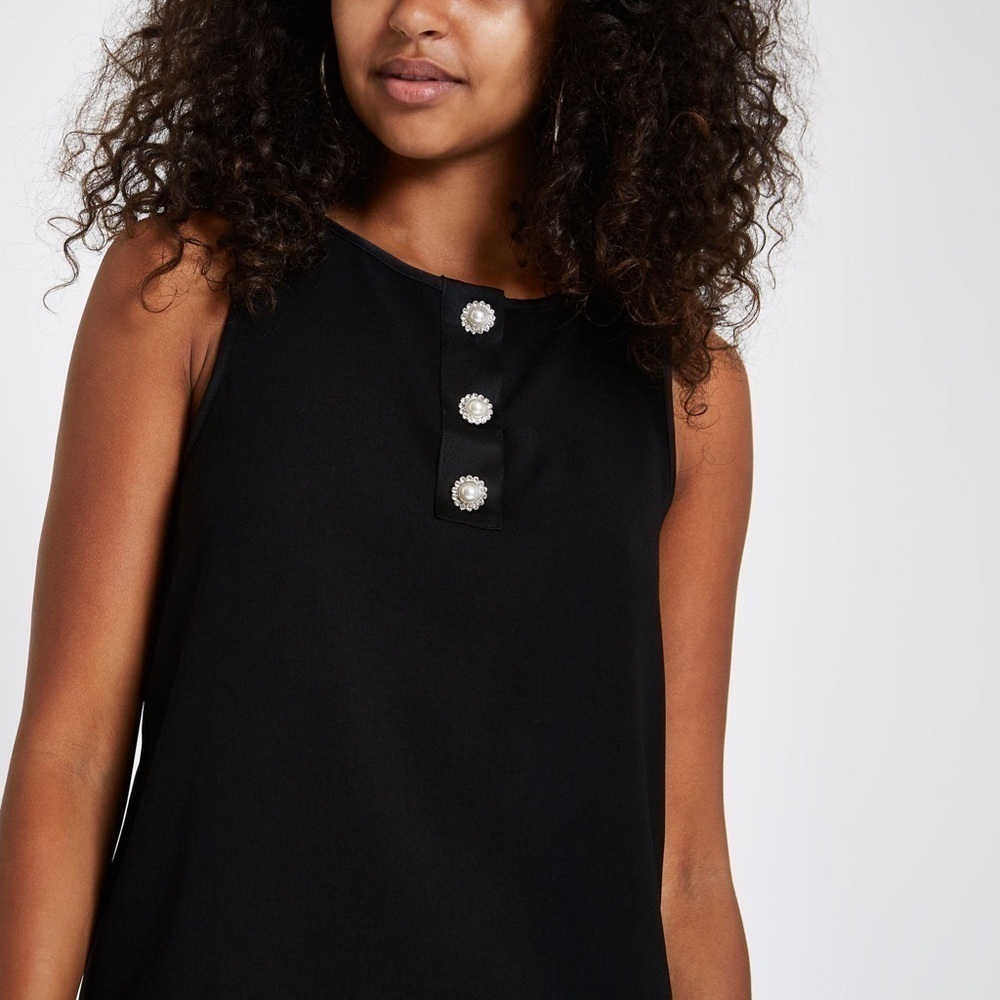 ASOS Curve River Island sleeveless top pearl 18 - Picture 2 of 9